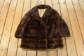 Vintage 1970s Mink Fur Coat Adult Large