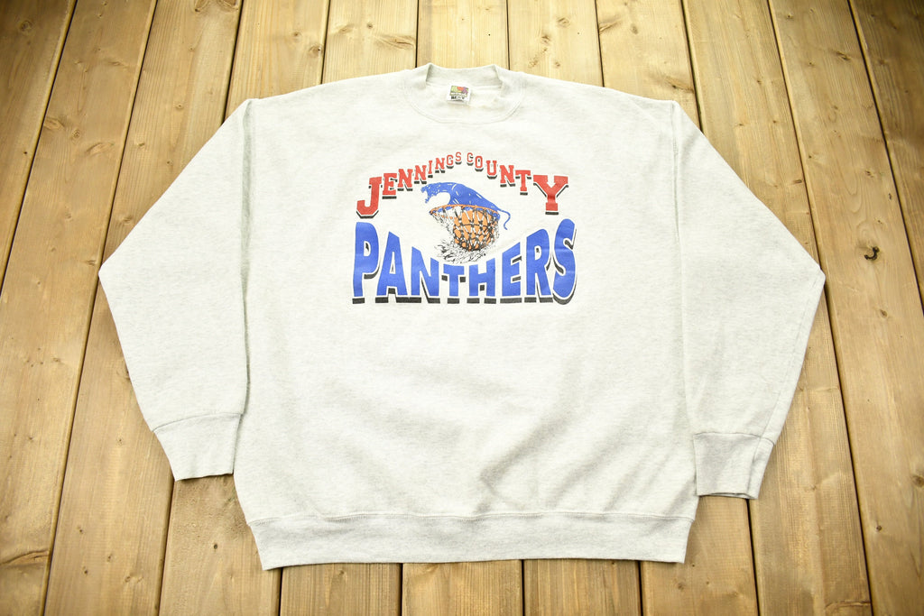 Vintage 1990s Jennings County Panthers Crewneck Sweatshirt