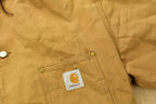 Vintage Carhartt Chore Coat Blanket Lined 1980s With Hood