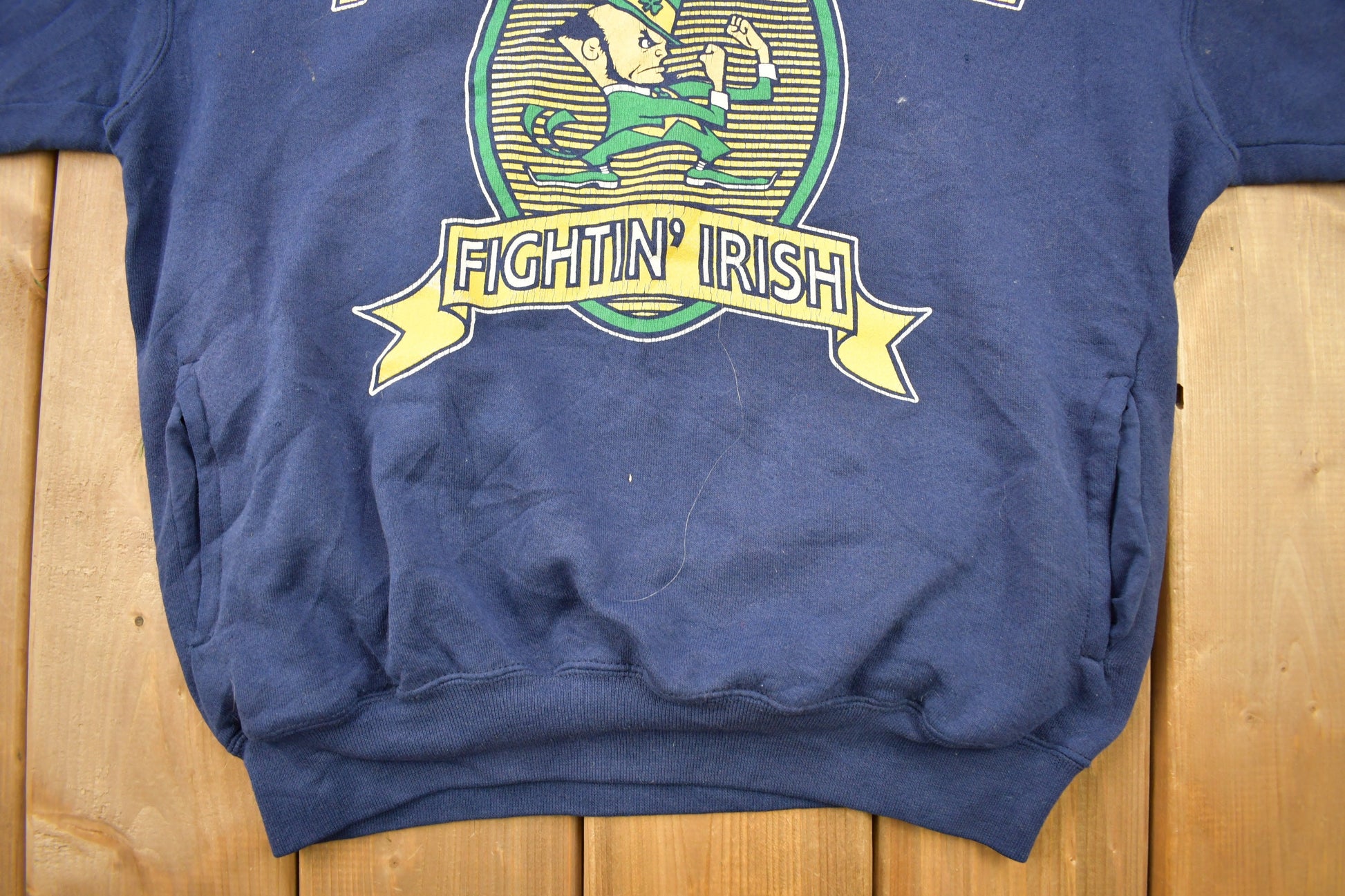 Vintage 1990s University Of Notre Dame Fighting Irish Collegiate Hoodie