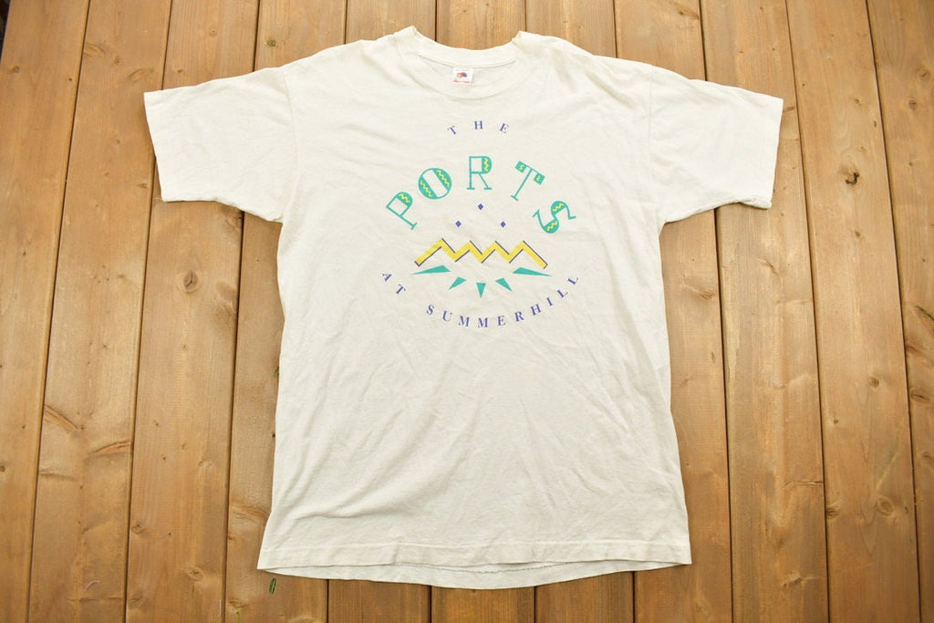 Vintage 1990s The Ports At Summerhill Souvenir T Shirt