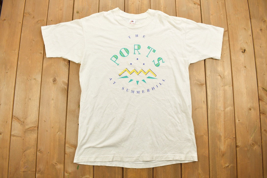 Vintage 1990s The Ports At Summerhill Souvenir T Shirt