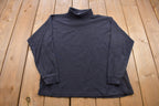Vintage 1990s Key Elements Turtleneck Long Sleeve Shirt