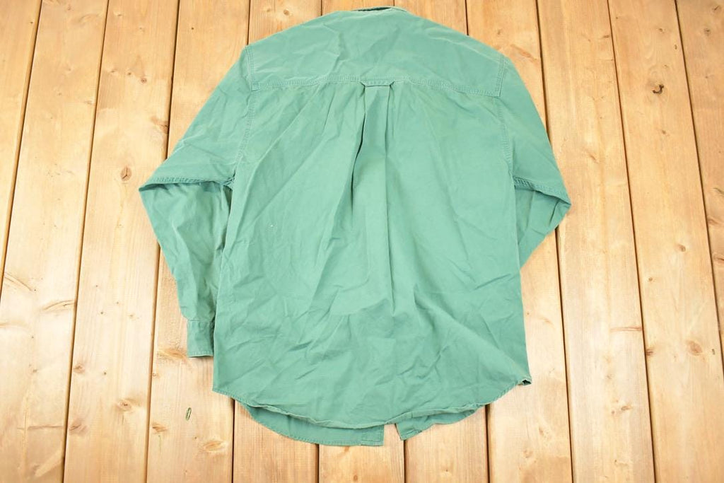 Vintage 1990s Eddie Bauer Button Up Shirt Men's M
