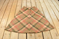 Vintage 1980s Wool Plaid A Line Midi Skirt Women's 26