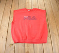 Vintage 1990s Fila Tank Top Crewneck Sweatshirt Made In Canada