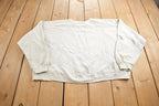 Vintage 1990s Lee Heavyweight Crewneck Cropped Sweatshirt Made In USA