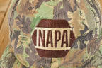 Vintage 1990s Napa Racing Camo Snapback Hat / 90's Embroidered Race Car Cap