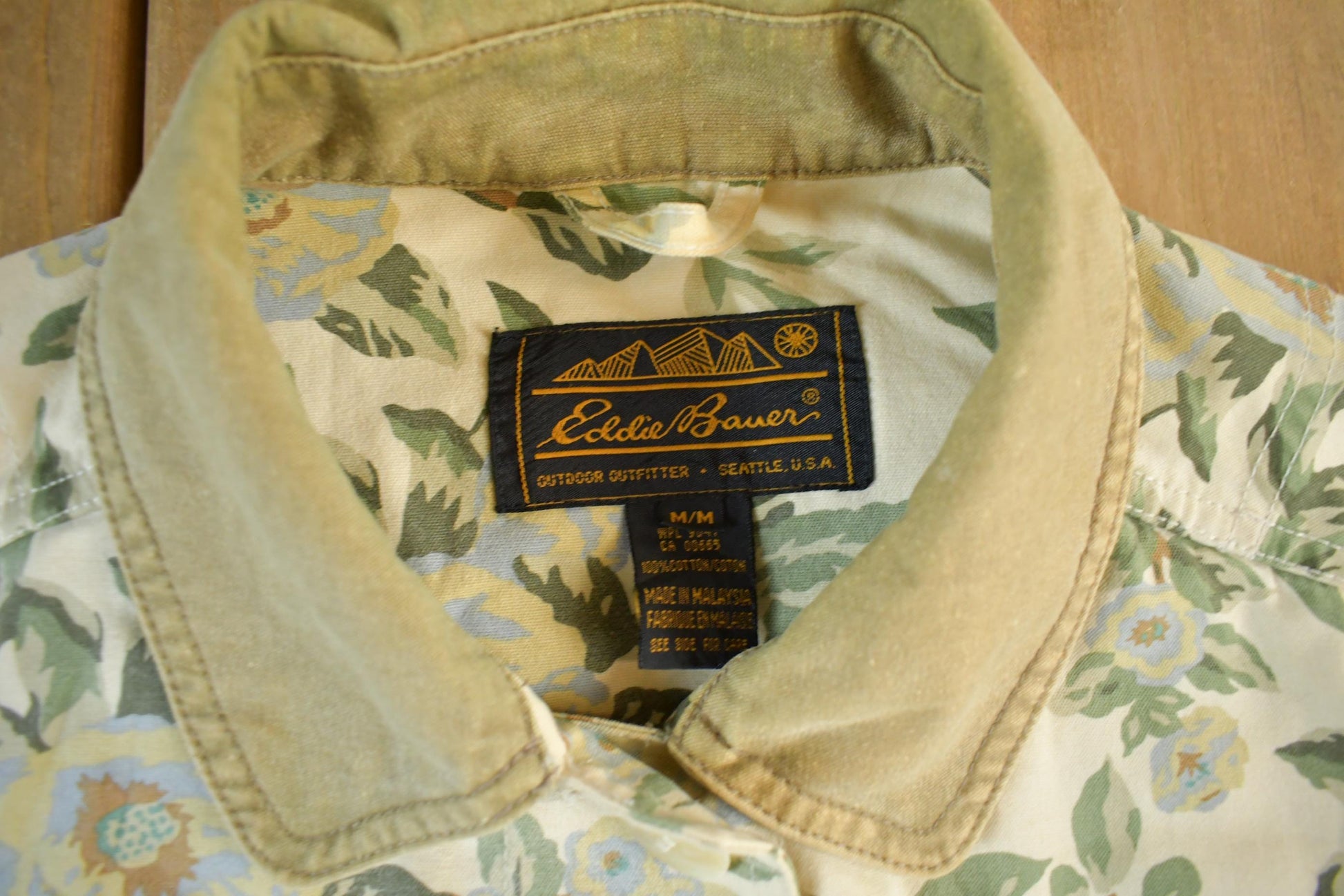 Vintage 90s Eddie Bauer Floral Barn Chore Coat - Women's Medium