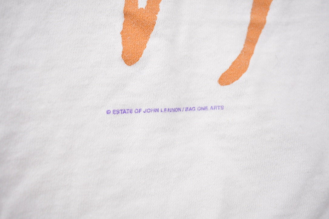 Vintage 1990s John Lennon Yoko Ono Band T-shirt