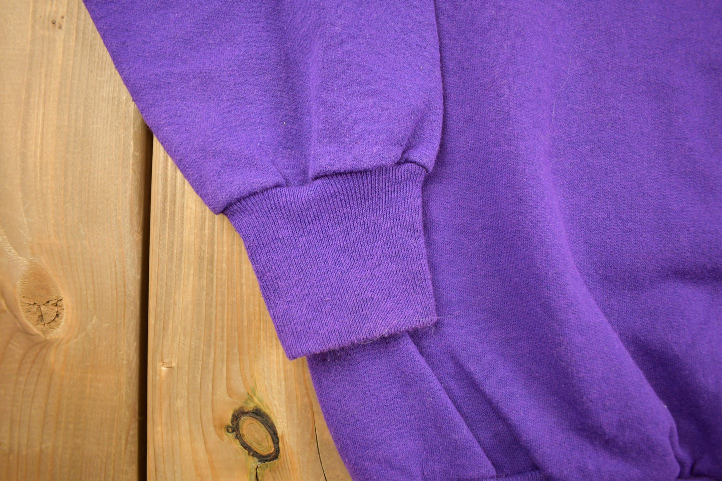 Vintage 1980s Penmans Purple Sweatshirt / 80s Crewneck / Made In Canada / Streetwear / Embroidered