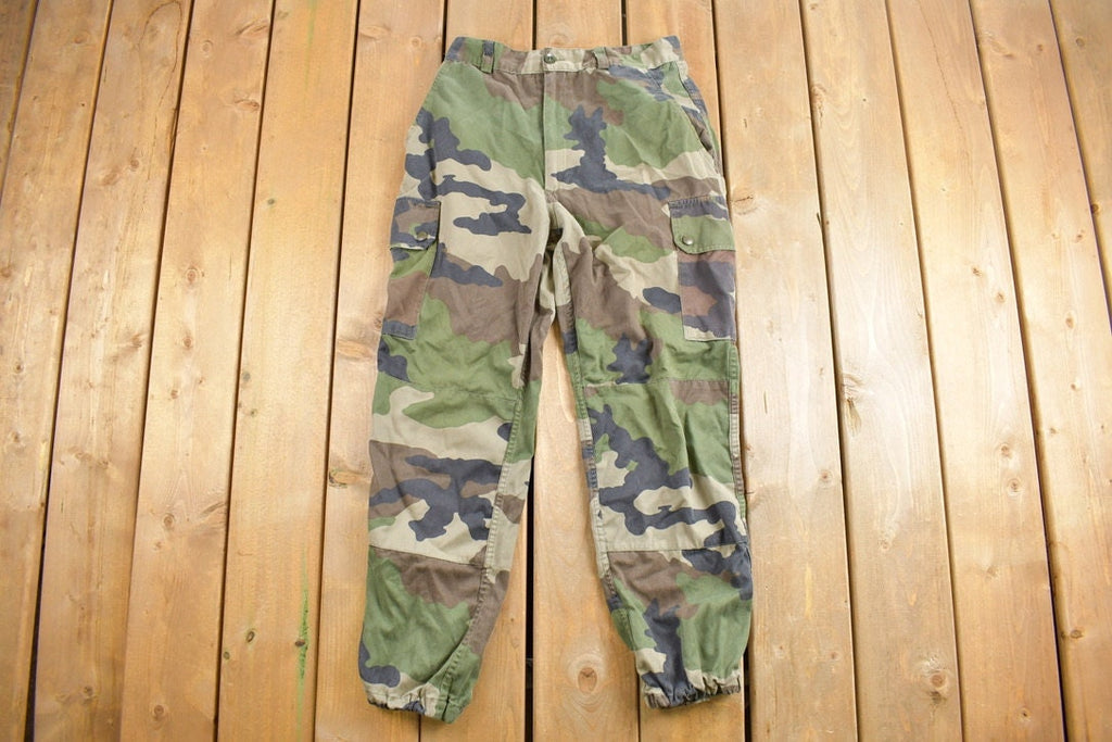 Vintage 2000 Army Woodland Camouflage Cargo Pants Size 29 x 26