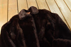 Vintage 1960s Mouton Fur Coat Adult M