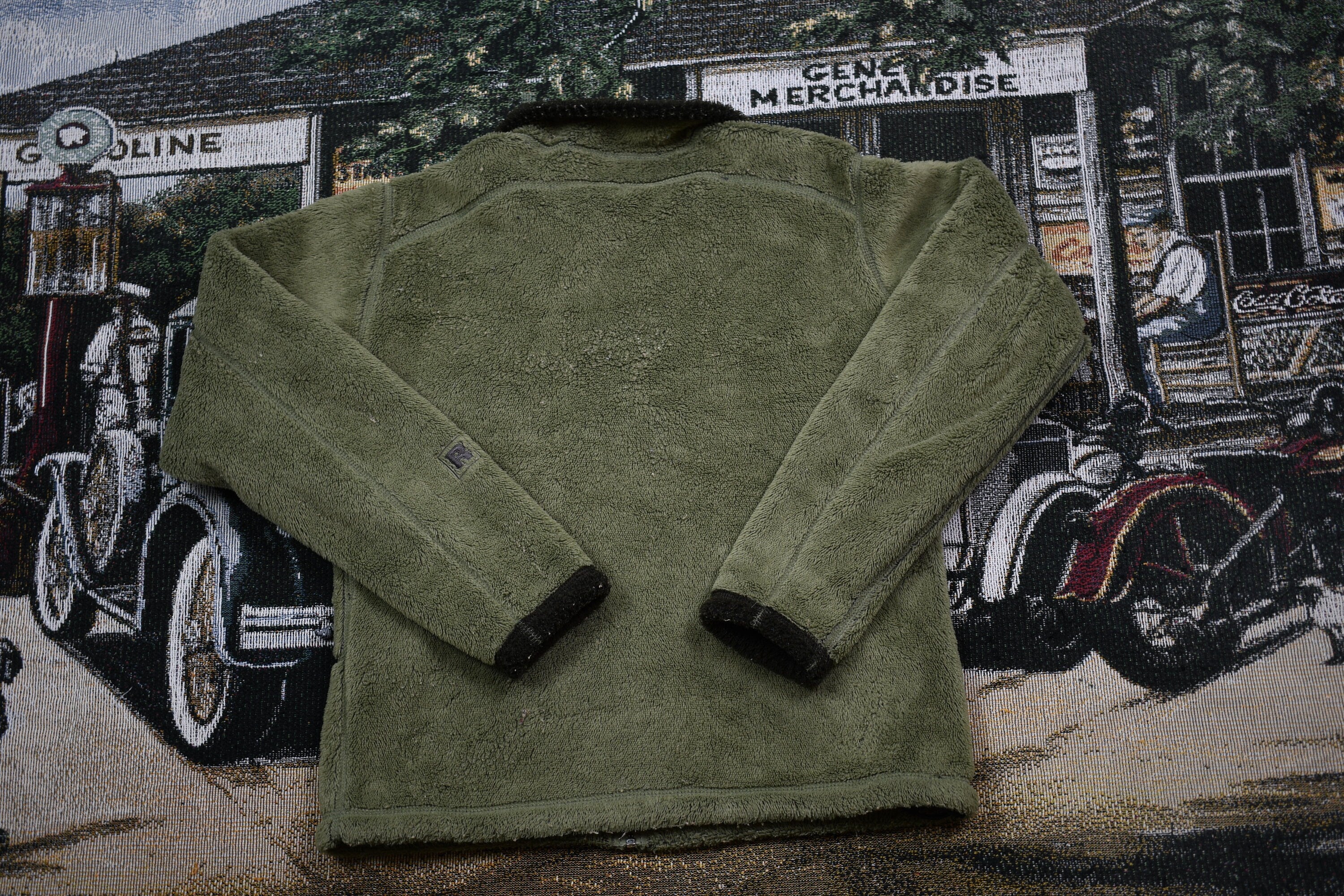 Vintage 1990s Patagonia Full Zip Deep Pile Sweater