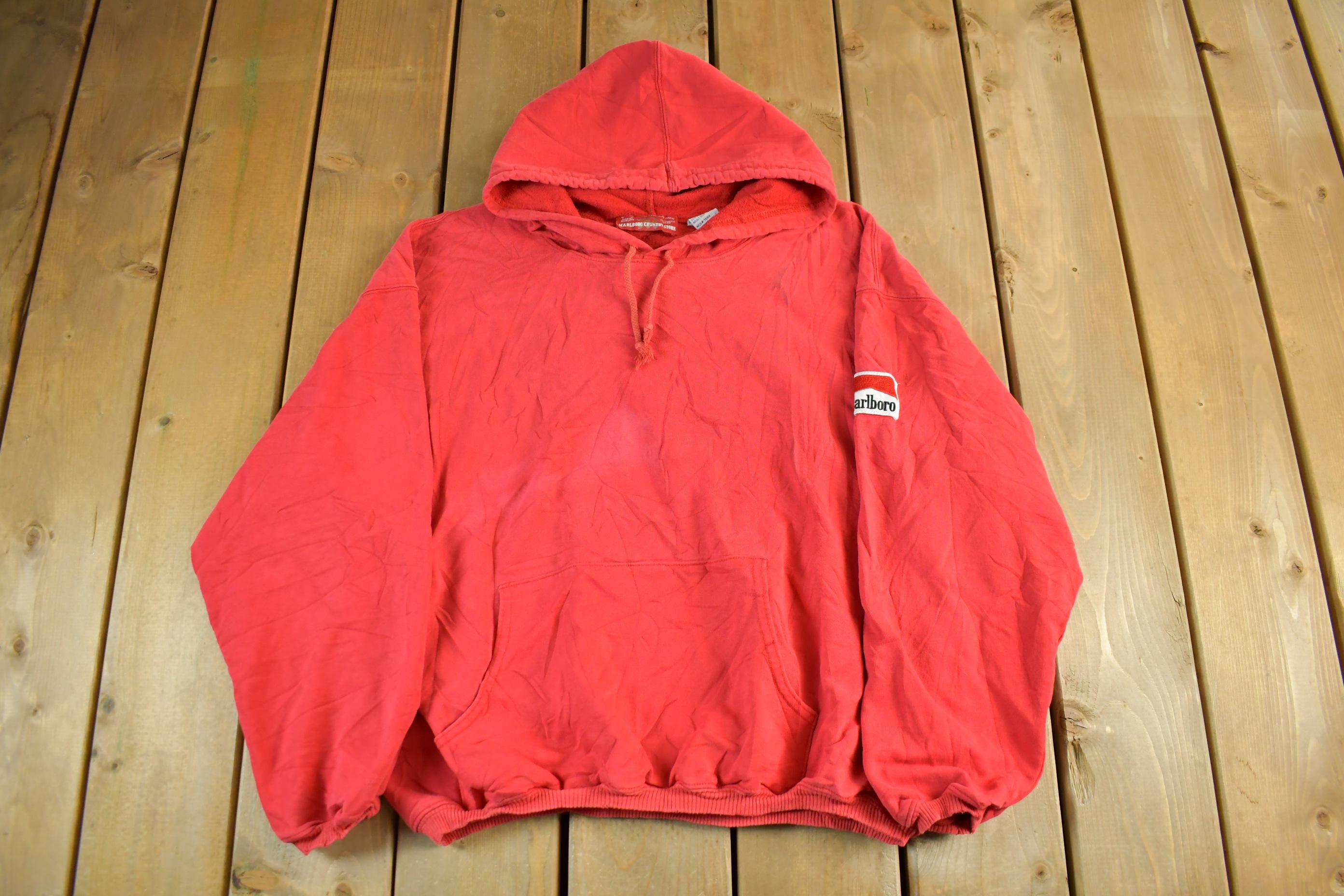 Vintage 1990s Marlboro Country Store Hoodie Men's Large