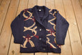 Vintage 1990s Norton McNaughton Petites Double Breasted Knit Cardigan Sweater