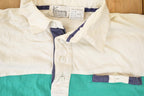 Vintage 1990s Kenny Rogers Quarter Button Rugby Shirt Men's M / Preppy Button Up / 90's Dress Shirt