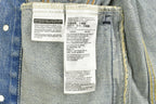 Vintage 1990s Levi's 2 Tone Patch Work Denim Jean Jacket