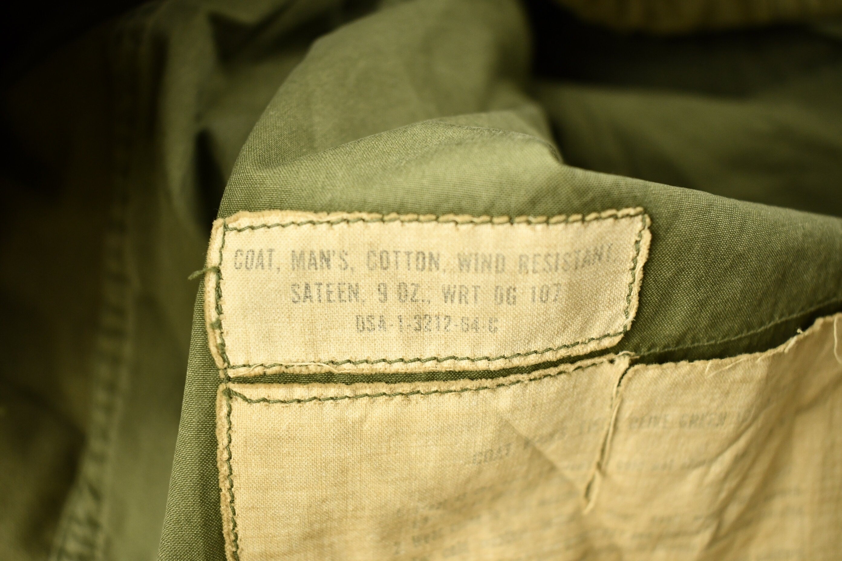 Vintage 1953 Authentic Military Field Jacket
