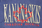 Vintage 1990s Kananaskis Canadian Rockies Embroidered Crewneck Sweatshirt Men's L