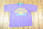Vintage 1990s HP Ride The Wave Response Centre Souvenir Double Collar T-Shirt Mens XL