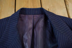 Vintage 1960s Jack Frost Wool Pinstripe Blazer Jacket Men's XL