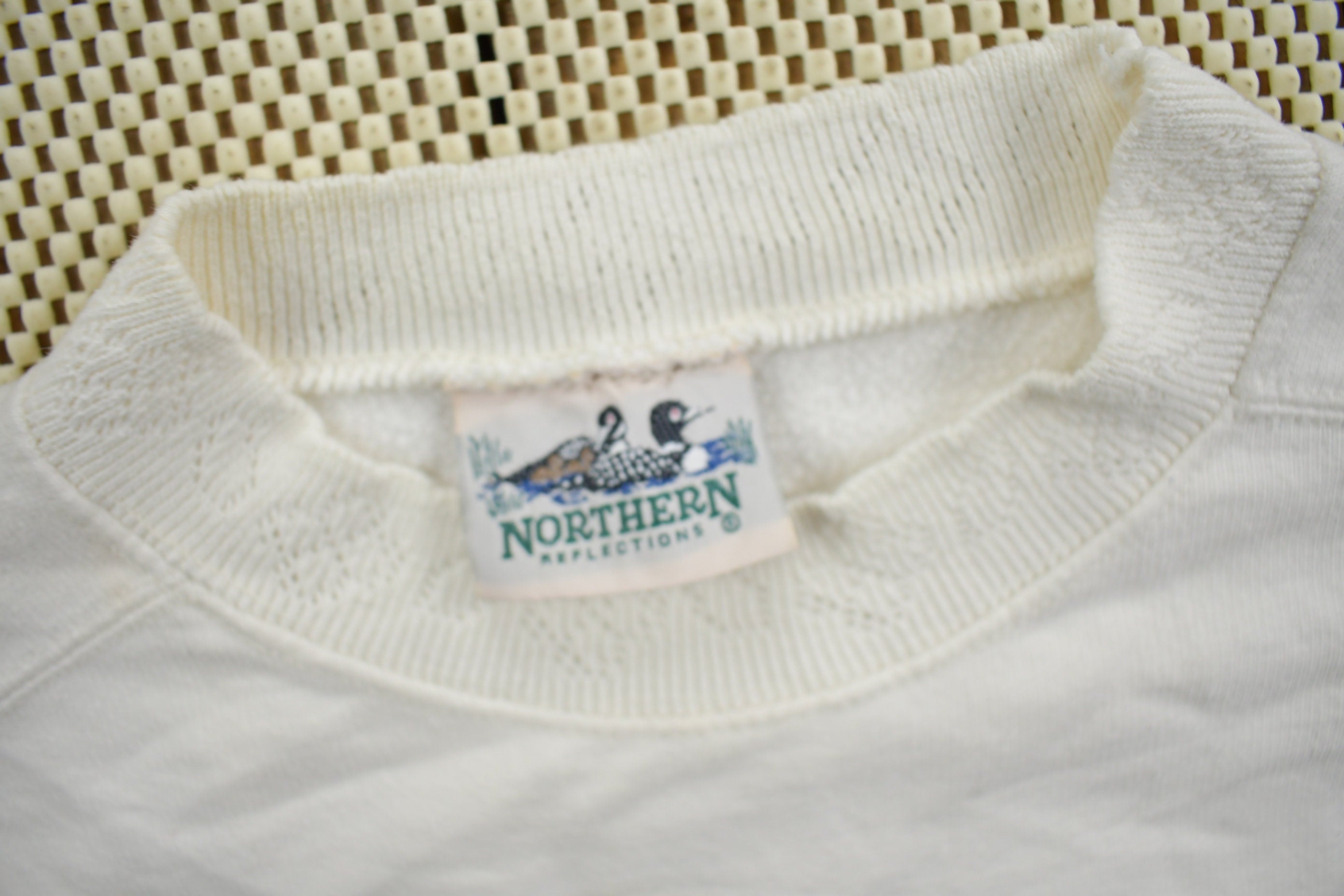 Vintage 1990s Northern Reflections Cute Embroidered Crewneck Sweater