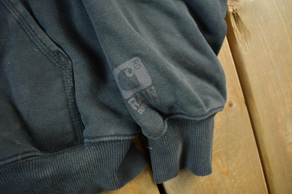 Vintage 2000s Distressed Carhartt Zip Up Hoodie Men's Large Tall