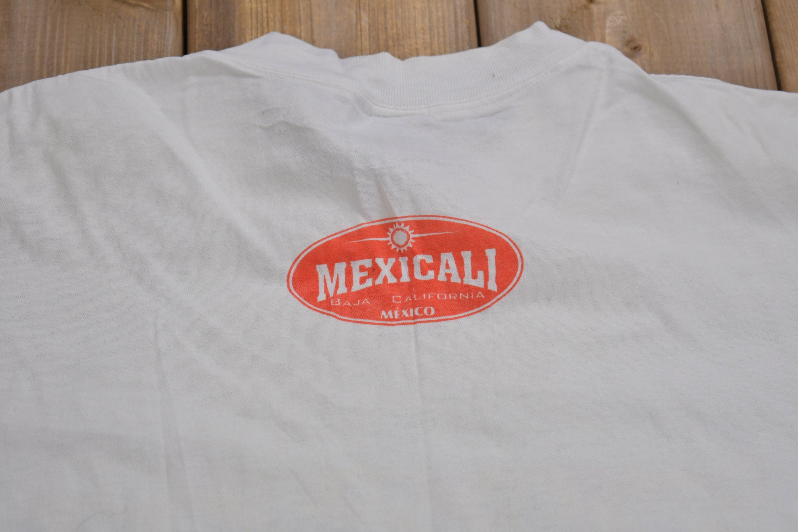 Vintage 1990s Mexicali Graphic Souvenir T Shirt