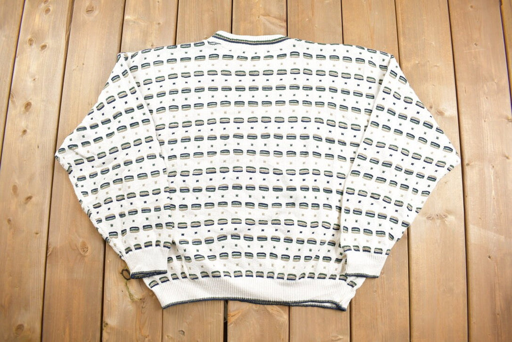 Vintage 1990s Bill Blass Menswear Knitted Sweater