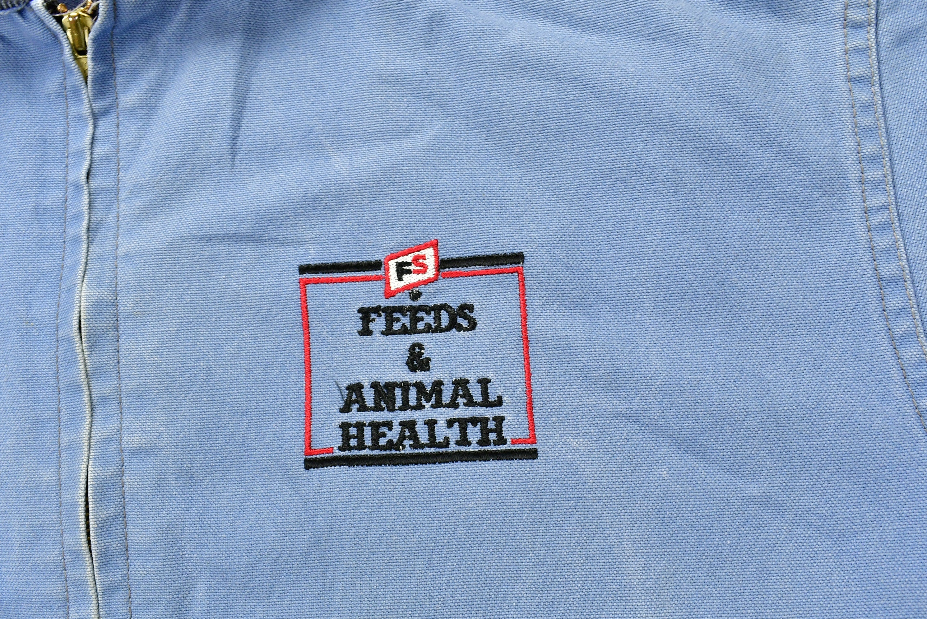 Vintage 1990s Feeds & Animal Health Work Jacket