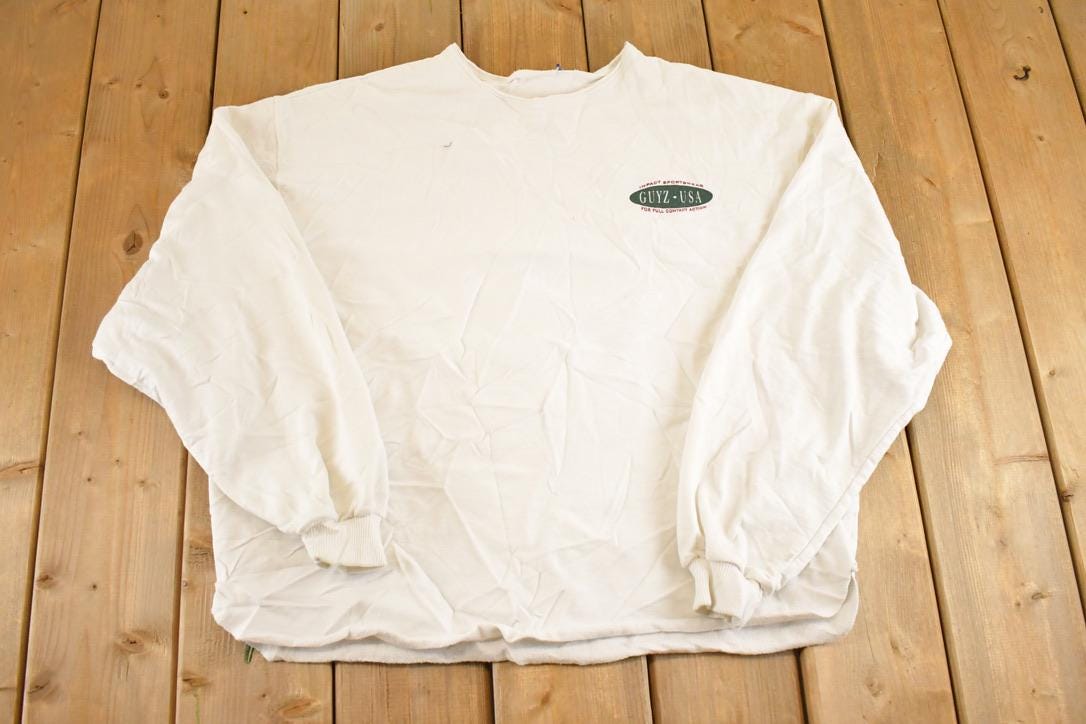Vintage 1990s Guyz USA Souvenir Crewneck Sweatshirt Mens L