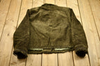 Vintage 1990s Yoakum Suede Leather Varsity Jacket