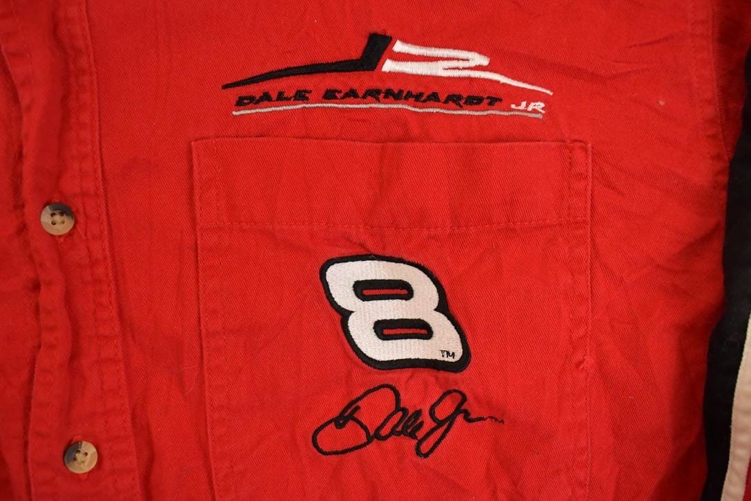 Vintage 1990s Winners Dale Earnhardt Button Up Shirt Mens L