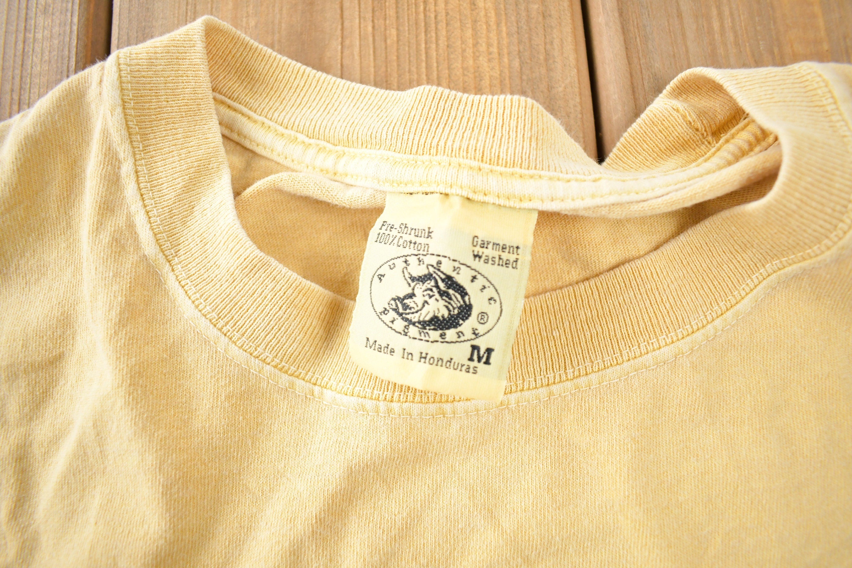 Vintage 1990s Iowa State Univsersity Collegiate Long T-Shirt Made In USA Size M