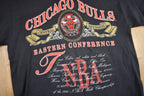 Vintage 1991 Chicago Bulls NBA Embroidered T Shirt Single Stitch