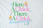 Vintage 1990s Here A Chick Single Stitch T-Shirt