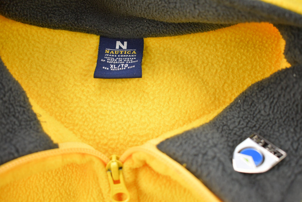 Vintage 1990s Nautica Fleece Zip Up Vest