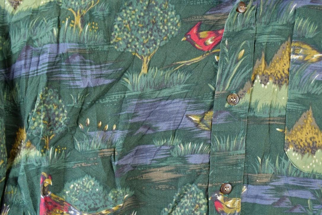 Vintage 1990s Tango AOP Jungle Button Up Shirt