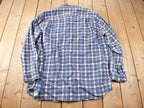 Vintage Y2K Carhartt Flame Resistant Plaid Button Up Flannel Shirt Size 2XL