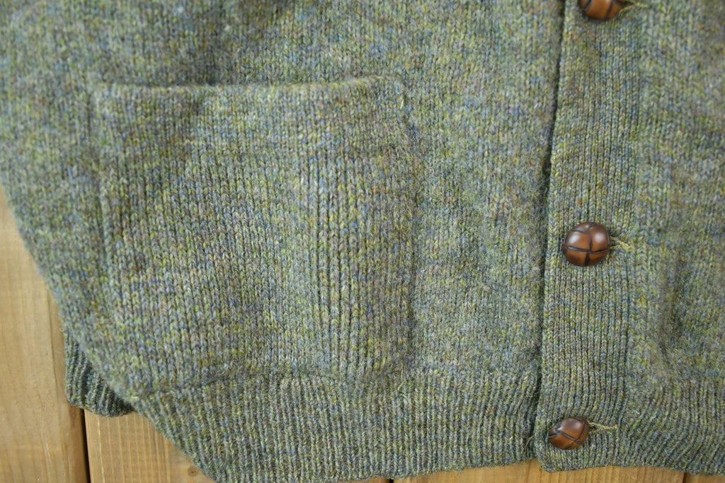 Vintage 1990s Knit Cardigan Style Button Up Sweater