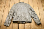 Vintage 1980s Leather Motorcycle Jacket