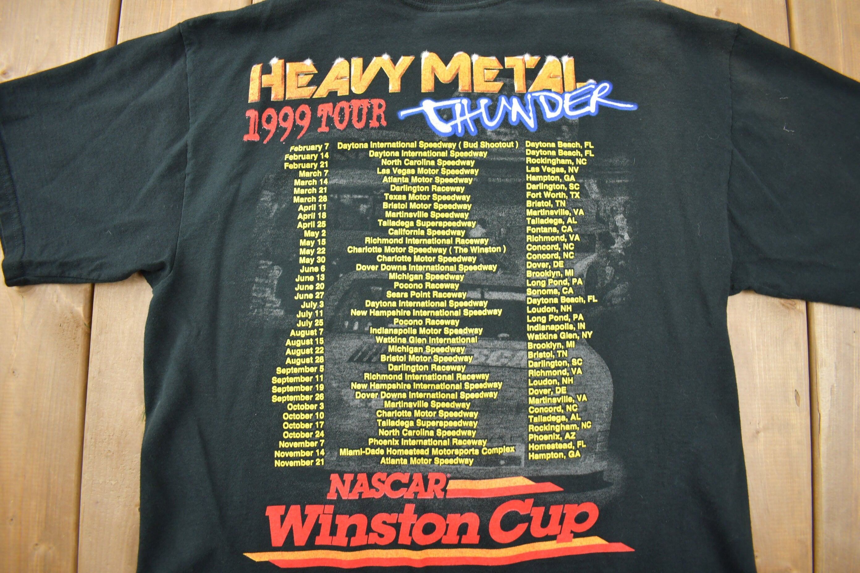 Vintage 1999 NASCAR Winston Cup Racing T-Shirt