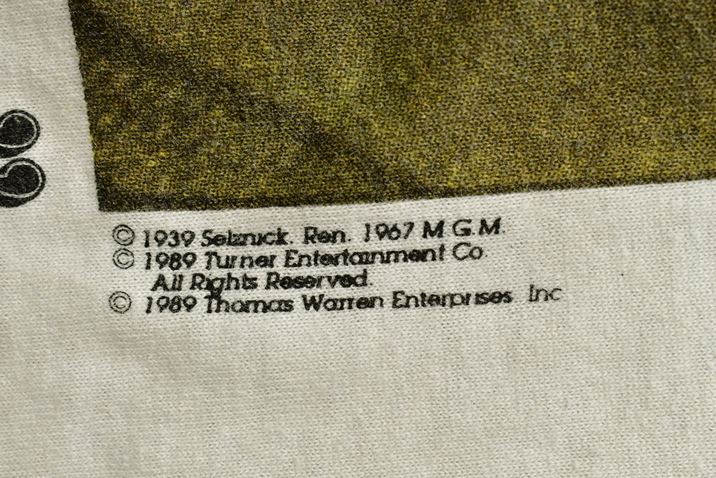 Vintage 1989 Gone With The Wind Movie Promo T-shirt Made In USA Thomas Warren Single Stitch
