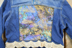 Vintage 1990s Maui Jeans Co Fancy Embellished Jean Jacket Made In USA