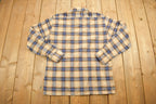 Vintage 1990s Kingsport Plaid Flannel Button Up Shirt