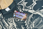 Vintage 2001 Deadstock Liquid Blue Dragon Wizard Big Graphic T-Shirt