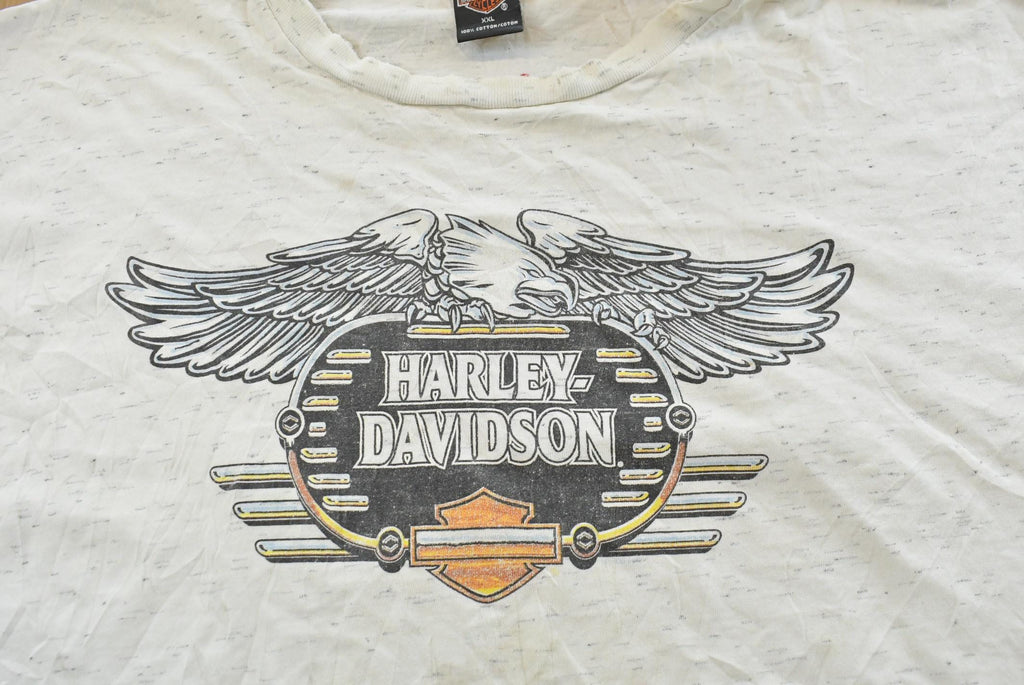 Vintage 1990s Harley Davidson Black Hills South Dakota Motorcycles Biker T-Shirt Men's 2XL