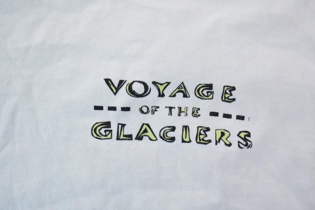 Vintage 1995 Glacier Bay Voyage Of The Glaciers Souvenir T-Shirt