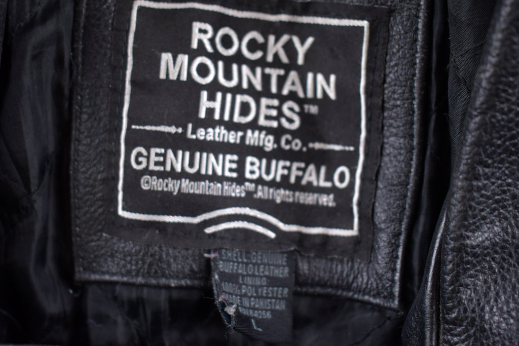 Vintage 1990s Rocky Mountain Hides Leather Jacket